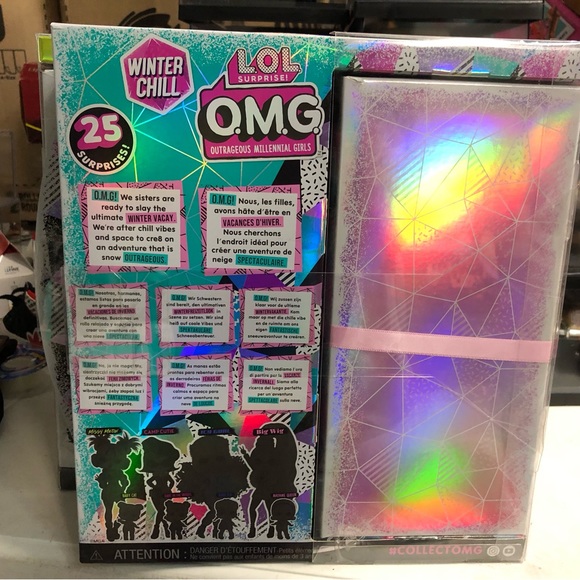 LOL Surprise OMG Winter Chill Big Wig Fashion Doll & Madame Queen Doll - Picture 2 of 2